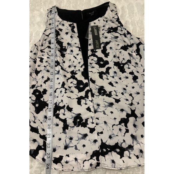 APT. 9 Sleeveless Floral Blouse w/Lining 100% Polyester Women's Size PM (READ) - Picture 11 of 16
